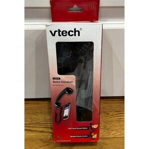 vTech LS916 Retro Handset for Cell Phone 3.5mm Plug Black - New In Box!